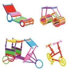 놀이수학 학습용 막대 도형 블럭장난감 자기이해 만들기교구 언어상호적용 두뇌개발, 1개