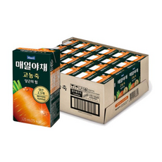 매일유업 매일야채 고농축 당근의 힘, 125ml, 120개