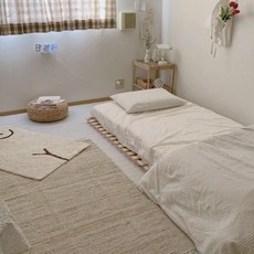 〖R&M 〗台灣現貨 ins風榻榻米床架 榻榻米床板 韓系床架 排骨架床板 可折疊床架 實木床板 韓系床板, 單人