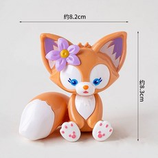 플라워노즈 스위티베어 케이크 향수, 진한 파란색 플라스틱 장식품 Chuan Sha Daji