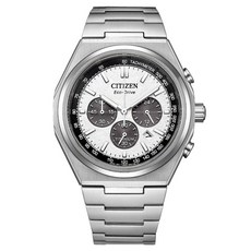 CITIZEN 星辰(CA4610-85A) GENTS Zenshin 輕量鈦 光動能 計時 男錶 熊貓錶