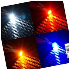 순정형 차량용 전구 T5 12V24V 미등 풋등 중장비, 12V 블루LED
