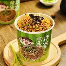 대파기름 볶음 비빔면 / 중국 상하이 전통 요리 충유비빔면 / 야식 하기 좋은 컵라면, 6개