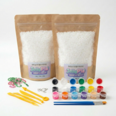 BUYNBUY 말랑 물라스틱 물에녹는플라스틱, 1개, 퓨어화이트