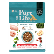 Pure Life 純境 無穀幼母貓 澳洲雞肉+凍乾 Complete Meal, 300g, 1個