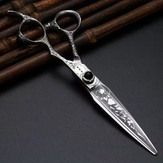 美髮剪刀 七寸鎢鋼大馬士革剪刀 理髮剪刀 美髮師專用 大師級 可開發票, 1個, 七寸鎢鋼理發專用剪子美發師專用剪大師級