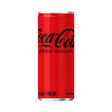 코카콜라 제로 캔, 250ml, 15개