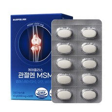 경남제약헬스케어 케어플러스 관절엔 MSM 비타민D 아연 60g, 60정, 2개