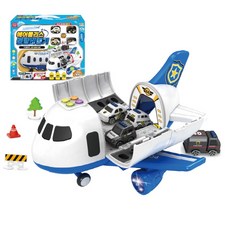 키즈원토이 에어폴리스 경찰비행기 작동완구, 혼합색상, 1세트