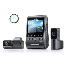 VIOFO A329T 3채널 차량용 DVR 4K 30FPS 전방+2K 후방 STARVIS 2 센서 절전형 주차 모드 Wi-Fi 6 앱, 01 A329T 3CH, 01 China Mainland, 03 None