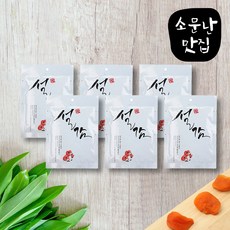 소문난맛집 설감 꿀 감말랭이 청도감 GAP인증, 6개, 40g