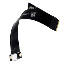 Sintech M.2 M-Key 2230/42/80 to Oculink SFF-8612 SFF-8611 어댑터 카드 유연한 케이블 포함 20cm 138734, Sintech M.2 M-Key 2230/42/80 t