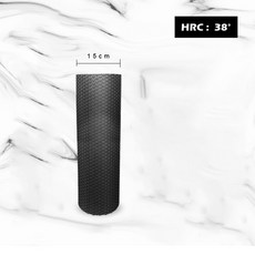 15*45cm EVA 요가 폼 롤러 필라테스 운동을 고밀도 바디 마사지 피트니스 체육관 편안한 근육 장비 뒤로 구호, [04] Hardness 38 F, 1개
