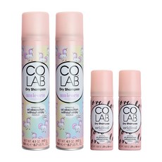 코랩 드라이 샴푸 200ml x 2개 + 50ml x 2개 유니콘, 1개, 500ml