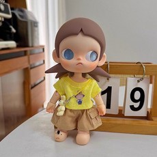 팝마트 지거 Zsiga 인형옷 아기복 의류 세트, 아기 없음  Zsiga Gazi 자매, 카키 카고 팬츠 세트 (티셔츠+바지+펜던트)