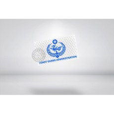 RST 紅星 COAST GUARD ADMINISTRATION 反光臂章 徽章, 1個