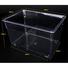 과학관 과학실 굴절실험도구 30x20x20.5cm PP 대형 사각수조 과학체험 과학교실 경진대회