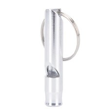 상황 키체인이 금속 호루라기 펜던트 미니 사이즈, 2. 다크 그레이, 1개