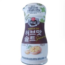 CJ제일제당 백설 허브맛 솔트 마늘맛, 50g, 12개