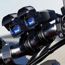 2구 포트 방수 충전기 오토바이 전동 킥보드 차량용 USB형, 상세페이지 참조, C84오토바이용충전기-C타입과C타입