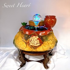 Sweet Heart 田芯開運精選 MIT鶯歌 陶瓷 招財進寶 五行 時來運轉 流水盆 (錢袋)