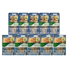 CJ 비비고 고등어구이 5개+ 가자미구이 5개, 1세트, 60g