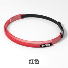 硅膠導汗帶男運動吸汗髮帶TPE頭帶止汗女跑步籃球防汗阻訓練汗帶, 紅色, 1個