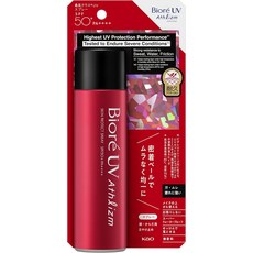 [비오레 선크림] 비오레 UV 애슬리즘 스킨 프로텍트 스프레이 선크림 90g SPF50+ / PA ++++ 40℃·습도 75%의 가혹한 환경에도 견디는 밀착 투명 UV 스프레이, 1개