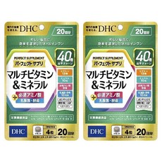 DHC 퍼펙트 서플리먼트 멀티비타민 & 미네랄 타블렛, 2개, 80정