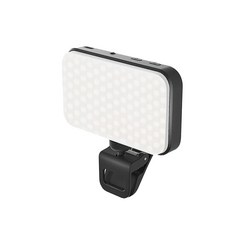 ibits 夾式美顏補光燈 冷暖3色 電腦視訊直播 自拍網美燈 TypeC, 1個, 升級款F6黑色, 升級款F6