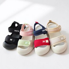 멜로우두두 밸크로 매쉬 키즈 유아 아기 샌들