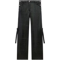 꾸레쥬 세일러 버클 배기 핏 팬츠