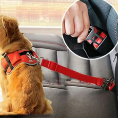 반려견 안전벨트 차량용 좌석 안전띠 강아지 안전 보호장치 고정, 옐로우_ONE, 1개