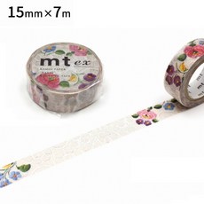 mt ex 紙膠帶 蕾絲繡花 日本原裝進口, 1個