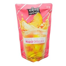 살림냥냥 복숭아 아이스티 탕비실음료, 230ml