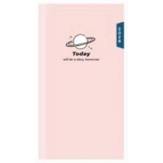 2026 48K 雙色 日曆手冊 週計劃本 行事曆 年度日誌, 48K雙色日曆手冊-粉色/CDN-653, 1個