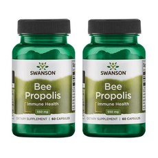 SWANSON 斯旺森 蜂膠膠囊 550mg, 60顆, 2個