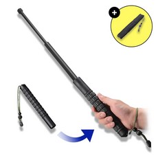 감성 한스푼 고급 접이식 경량 삼단봉 휴대용 3단봉 진압 경찰봉 호신봉 셀프 인테리어 꾸미기 선물, (2)확장형, 확장형