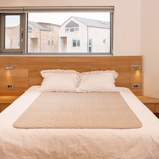 정품 한일 탄소매트 카본 전기요 전기매트 1인용 캠핑 침대 EMF인증 워셔블 2025년 신제품, 베이지, 싱글 100*180cm