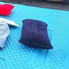 베개 네이비 에어 수면베개 휴대용 캠핑에어베개, 본상품선택, 1개