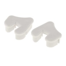 shangren 배를 위한 마개의 양쪽 끝 바다 배 알루미늄 막대 마개 마개, ABS 플라스틱, 하얀, 1개