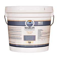 실리콘 실란트 외부 외벽 화장실 아크릴 지붕 코팅 - RV 프리미엄 엘라스토머 방수 캠핑카 트레일러 상업용 건물을 위해 설계되었습니다...흰색 5갤런, 1 Gallon, Tan