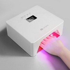 이동식 젤네일램프 페디 각도조절 네일 업소용 건조기 램프, M5R Pro Max 적/청광 8시간, 1