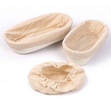 웰베이킹 쿠킹플러스 박코르프 타원 전용 천 (반느통천 등나무발효빵틀천), 1개
