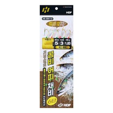 HDF HA-4017 간장 절임 어피 6단 볼락 열기 카드채비 13호, 1개
