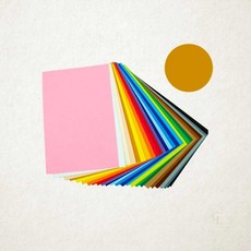 칼라펠트 접착 황토색 45x30cm 붙이는 펠트지 색지 506H 1개입