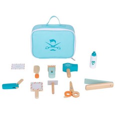 영유아 미용실 놀이 원목 장난감 도구 가방 풀 세트 유치원 소꿉장난 아기