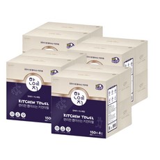 뽑아쓰는 키친타올 150매 4입 4팩(리뉴얼), 4박스