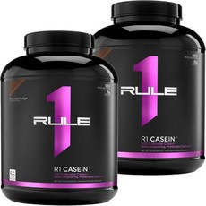 RULE1 乳清蛋白粉 巧克力口味, 1.87kg, 2桶