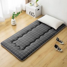 1인용 바닥 이불 가정용 두꺼운 매트릭스, 그레이그조